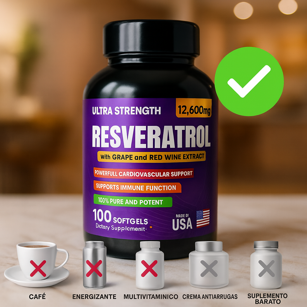 RESVERATROL – DOSIS COMPLETA PARA 2 MESES