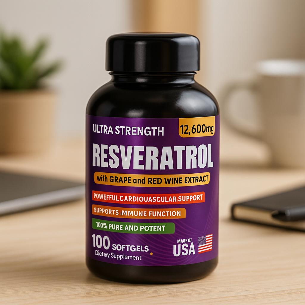 RESVERATROL – DOSIS COMPLETA PARA 2 MESES
